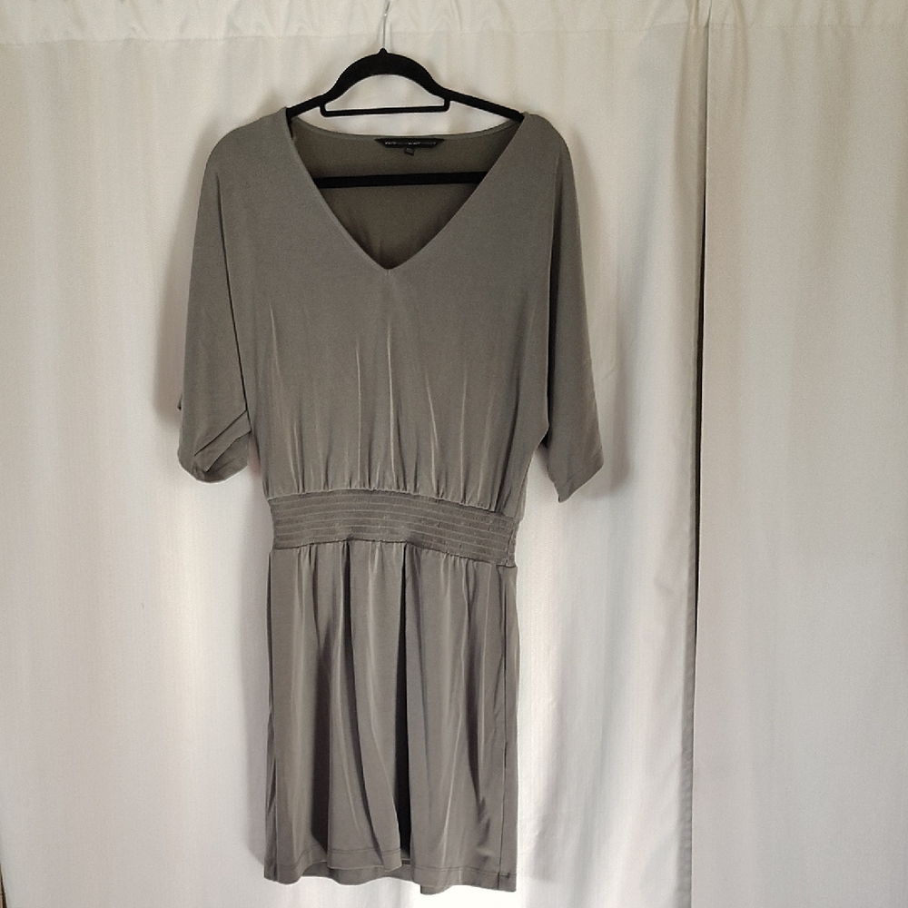 White House Black Market Gray Tunic Top